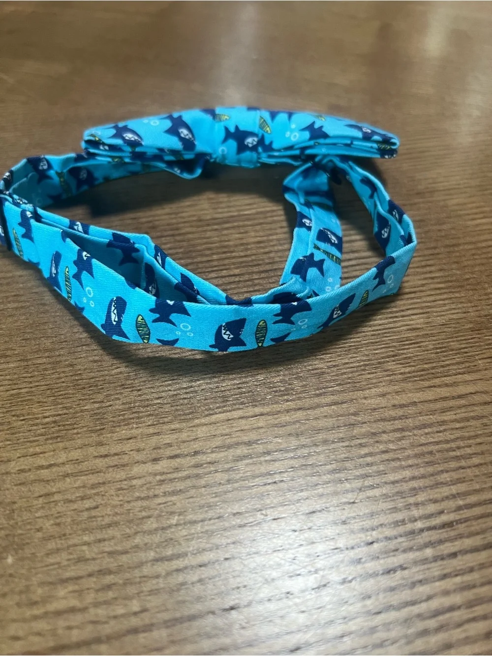 Kid’s Blue Shark Adjustable Funny Silly Bow Tie